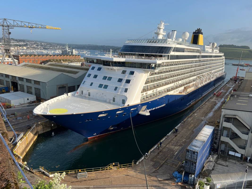 V-Ships – Spirit of Discovery Dry Dock Main Photo